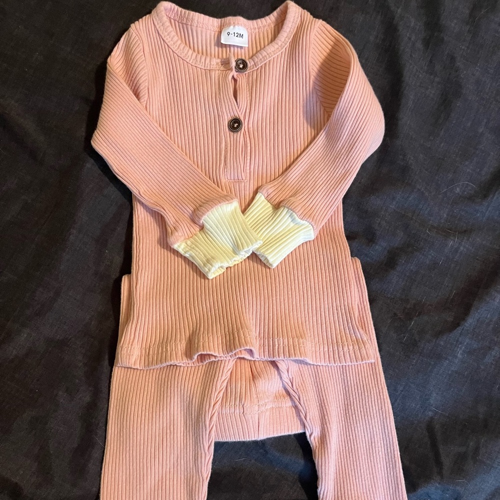 Ribbed long sleeve and pants